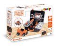 Pracovný kufrík Bricolo Box Black&Decker Smoby s rozoberateľným autíčkom a 39 doplnkami