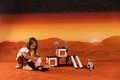 Stavebnica vesmírne autíčko 3v1 Space Rover Discovery Set Smoby 50 dielikov so skrutkovačom a figúrka astronauta s pohyblivými končatinami