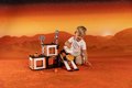 Stavebnica vesmírne autíčko 3v1 Space Rover Discovery Set Smoby 50 dielikov so skrutkovačom a figúrka astronauta s pohyblivými končatinami