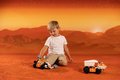 Stavebnica vesmírne autíčko 3v1 Space Rover Discovery Set Smoby 50 dielikov so skrutkovačom a figúrka astronauta s pohyblivými končatinami
