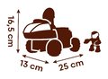 Stavebnica vesmírne autíčko 3v1 Space Rover Discovery Set Smoby 50 dielikov so skrutkovačom a figúrka astronauta s pohyblivými končatinami