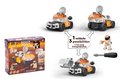 Stavebnica vesmírne autíčko 3v1 Space Rover Discovery Set Smoby 50 dielikov so skrutkovačom a figúrka astronauta s pohyblivými končatinami