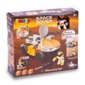 Stavebnica vesmírne autíčko 3v1 Space Rover Discovery Set Smoby 50 dielikov so skrutkovačom a figúrka astronauta s pohyblivými končatinami