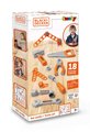 Sada 6 druhov pracovných nástrojov Tools Set Black&Decker Smoby s montážnymi dielmi