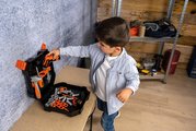Pracovný kufrík s vŕtačkou Bricolo Case Black&Decker Smoby s náradím a montážnymi dielmi 36 doplnkov