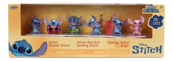 Figúrky zberateľské Stitch Nano Jada kovové sada 6 druhov výška 4 cm od 8 rokov JA36325314R00