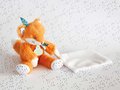 Plyšová líška na maznanie Fox Tiwipi Doudou et Compagnie v darčekovom balení oranžová 21 cm od 0 mes