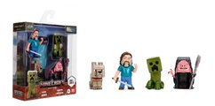 Figúrky zberateľské Minecraft Movie Jada kovové sada 4 druhov výška 6,5 cm od 8 rokov JA36692314R00