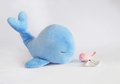 Plyšová veľryba Whale Blue XL Doudou et Compagnie modrá 60 cm od 0 mes