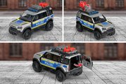 Autíčko policajné Land Rover Defender 90 Police Majorette dĺžka 12,5 cm
