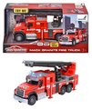 Autíčko hasičské Mack Granite Fire Truck Majorette kovové so zvukom a svetlom dĺžka 22 cm