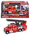 Autíčko hasičské Mack Granite Fire Truck Majorette kovové so zvukom a svetlom dĺžka 22 cm