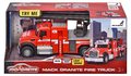 Autíčko hasičské Mack Granite Fire Truck Majorette kovové so zvukom a svetlom dĺžka 22 cm