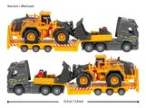 Kamión s nakladačom Volvo FH16 Truck & Wheel Loader Majorette 35 cm dĺžka