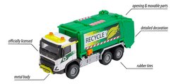 Autíčko smetiarske Volvo FMX Truck Garbage Collector Majorette dĺžka 19 cm