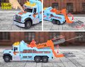 Autíčko odťahové Mack Granite Tow Truck Majorette kovové so zvukom a svetlom dĺžka 22 cm