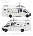 Autíčko karavan Hymer B-Class Majorette kovová karoséria s otvárateľnými dverami dĺžka 19 cm