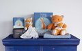 Plyšová líška s mláďatkom Fox Unicef Collection Doudou et Compagnie v darčekovom balení oranžová 25 cm od 0 mes