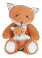 Plyšová líška s mláďatkom Fox Unicef Collection Doudou et Compagnie v darčekovom balení oranžová 25 cm od 0 mes
