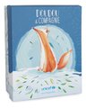 Plyšová líška s mláďatkom Fox Unicef Collection Doudou et Compagnie v darčekovom balení oranžová 25 cm od 0 mes