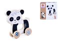 Drevené autíčko Panda EH Push Animal Eichhorn dĺžka 12 cm od 12 mes