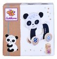 Drevené autíčko Panda EH Push Animal Eichhorn dĺžka 12 cm od 12 mes