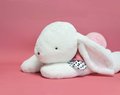 Plyšový zajac Happy Blush Doudou et Compagnie biely 80 cm od 0 mes