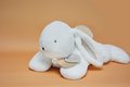 Plyšový zajac Happy Wild Doudou et Compagnie biely 80 cm od 0 mes
