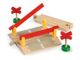Náhradné diely pre vláčikodráhu Railway Crossing BRIO železničný prejazd 4 diely od 3 rokov BRIO3886