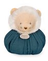 Plyšový lev na maznanie Doudou Boule 3v1 Doudou et Compagnie zelený 25 cm od 0 mes