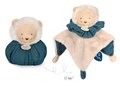 Plyšový lev na maznanie Doudou Boule 3v1 Doudou et Compagnie zelený 25 cm od 0 mes