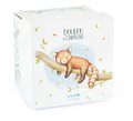 Plyšová panda so šnúrkou na cumlík Red Panda Unicef Collection Doudou et Compagnie v darčekovom balení červená 12 cm od 0 mes