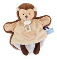 Plyšový ježko na bábkové divadlo Hedgehog Hand Puppet Unicef Collection Doudou et Compagnie v darčekovom balení hnedý 25 cm od 0 mes