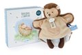 Plyšový ježko na bábkové divadlo Hedgehog Hand Puppet Unicef Collection Doudou et Compagnie v darčekovom balení hnedý 25 cm od 0 mes