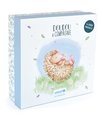 Plyšový ježko na bábkové divadlo Hedgehog Hand Puppet Unicef Collection Doudou et Compagnie v darčekovom balení hnedý 25 cm od 0 mes