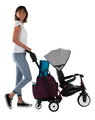 Stupienok s kolieskami k trojkolke a kočíku STR Buddy Board smarTrike pre extra batožinu