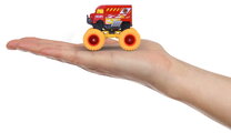 Autíčko Monster Rockerz Majorette 6 tipuri diferite cu roți din cauciuc; lungime 7,5 cm; 1:64