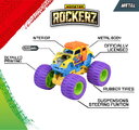 Autíčko Monster Rockerz Majorette 6 tipuri diferite cu roți din cauciuc; lungime 7,5 cm; 1:64