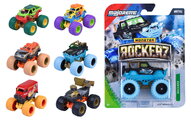 Autíčko Monster Rockerz Majorette 6 tipuri diferite cu roți din cauciuc; lungime 7,5 cm; 1:64