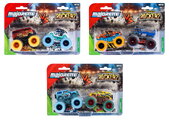 Autíčka Monster Rockerz Majorette 2 tipuri cu roți din cauciuc, lungime 7,5 cm, 1:64