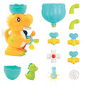 Vodný mlynček do vane Dinosaurus Set Bath Duo Ludi s potrubím od 10 mes LU40071