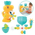 Vodný mlynček do vane Dinosaurus Set Bath Duo Ludi s potrubím od 10 mes LU40071