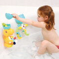 Vodný mlynček do vane Dinosaurus Set Bath Duo Ludi s potrubím od 10 mes LU40071
