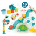 Veľká sada hračiek do vane Korytnačka Set Bath Toys Ludi s aktivitami 16 dielov od 10 mes LU40090