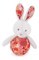 Plyšový zajačik Lapin Pop-up Doudou et Compagnie rôzne farby 20 cm od 0 mes