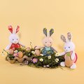Plyšový zajačik Lapin Pop-up Doudou et Compagnie rôzne farby 20 cm od 0 mes