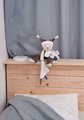 Plyšový medvedík s handričkou Plush Bear Taupe Doudou et Compagnie s QR kódom na rozprávky hnedý 35 cm od 0 mes