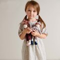 Bábika handrová Pippa Rag Doll ThreadBear 25 cm z jemnej mäkkej bavlny v darčekovom balení