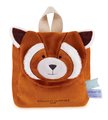 Plyšový batoh Red Panda Backpack Unicef Collection Doudou et Compagnie hnedý od 18 mes