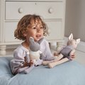 Bábika pletená zajačik Baby Threads Taupe Bunny ThreadBear 35 cm hnedý z jemnej mäkkej bavlny od 0 mes